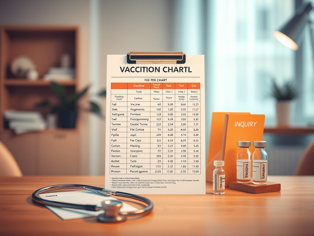 予防接種料金表